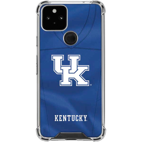 University of Kentucky Blue Jersey Google Pixel 5 Clear Case